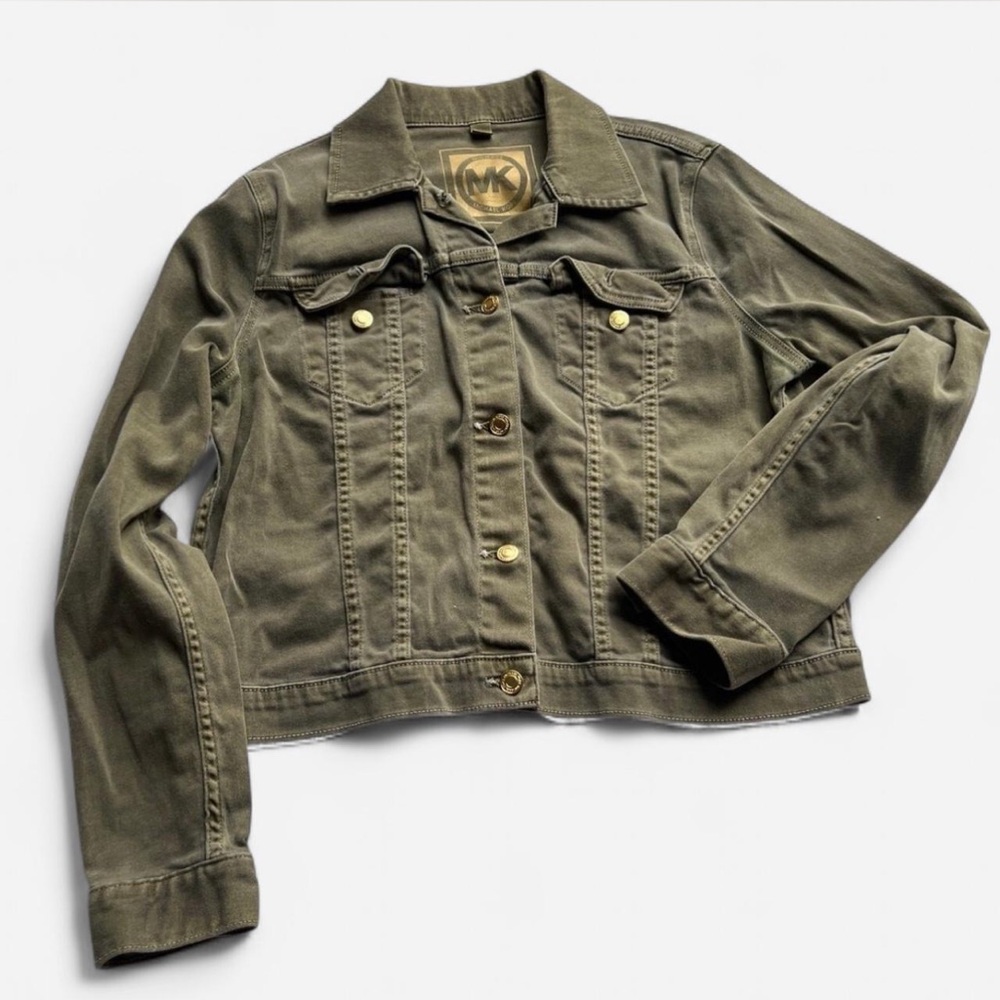 Michael Kors Khaki Denim Jacket